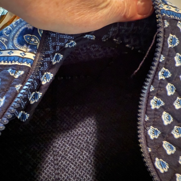 Retired Vintage Vera Bradley Nantucket Navy Large Duffle Bag - Picture 9 of 11